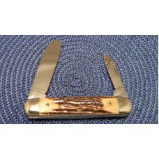 NKCA Stag Cigar 1981 Club Knife by Queen Cutlery NKCA Stag Cigar 1981 Club Knife by Queen Cutlery