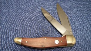 Boker Solingen Germany Tree Brand Classic Wood 2020 Folding Hunter Knife c.1978-1984