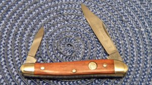 Boker Solingen Germany Tree Brand Classic Wood 240 Stockman Knife c.1978-1984