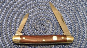Boker Solingen Germany Tree Brand Classic Wood 8288I Stockman Knife c.1978-1984