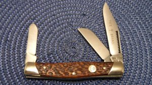 Boker USA Tree Brand Delrin 9885 Stockman Knife