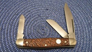Boker USA Tree Brand Delrin 8573 Stockman Knife