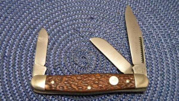 Boker USA Tree Brand Delrin 8573 Stockman Knife Boker USA Tree Brand Delrin 8573 Stockman Knife