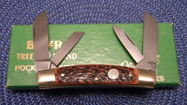 Boker Solingen Germany Tree Brand Classic Bone 5464 Congress Knife c.1970's - NIB Boker Solingen Germany Tree Brand Classic Bone 5464 Congress Knife c.1970's - NIB