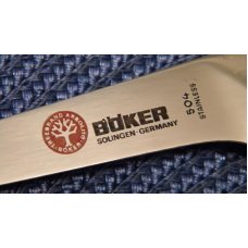 Boker Solingen Germany Tree Brand 504 Stainless Fixed Blade Sheath Knife Boker Solingen Germany Tree Brand 504 Stainless Fixed Blade Sheath Knife