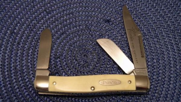 John Primble Belknap Inc. 5371-I Imitation Ivory Stockman Knife c.1968-1985 John Primble Belknap Inc. 5371-I Imitation Ivory Stockman Knife c.1968-1985
