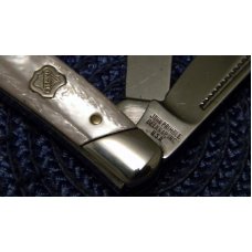 John Primble Belknap Inc. USA 5371 Imitation Pearl Stockman Knife c.1968-1985 John Primble Belknap Inc. USA 5371 Imitation Pearl Stockman Knife c.1968-1985