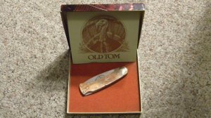 Boker Solingen Germany 1984 LTD. Bone Old Tom Lockback Knife - NIB