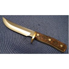 Schrade + USA 165UH Uncle Henry Prospector Fixed Blade Knife w/Sheath Schrade + USA 165UH Uncle Henry Prospector Fixed Blade Knife w/Sheath