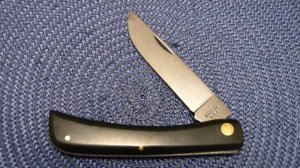 Case XX USA 1 Dot (1979) Black 2138 Sodbuster Knife