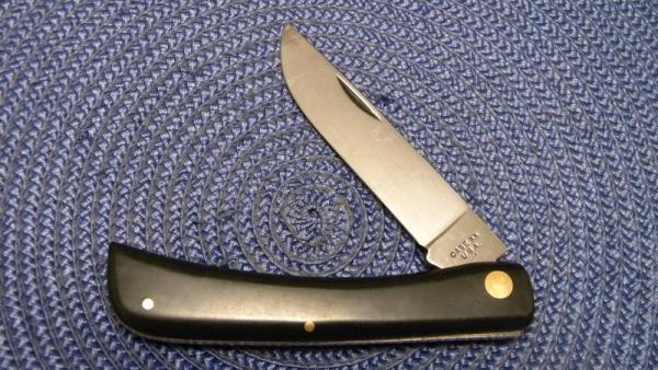 Case XX USA 1 Dot (1979) Black 2138 Sodbuster Knife Case XX USA 1 Dot (1979) Black 2138 Sodbuster Knife