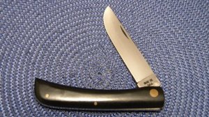 Case XX USA 1965-69 Black 2138 Sodbuster Knife