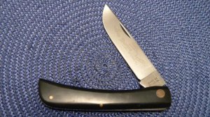 Case XX Stainless USA 3 Dot (1977) Black 2138 Sodbuster Knife