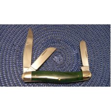 Case XX USA 1 Dot (1979) Smooth Green Bone SG63047 Stockman Knife Case XX USA 1 Dot (1979) Smooth Green Bone SG63047 Stockman Knife