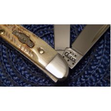 Case XX USA 2004 Bone Stag 6.53087 SS Stockman Knife Case XX USA 2004 Bone Stag 6.53087 SS Stockman Knife
