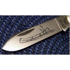 Case XX USA 7 Dot (1983) Bone 62131 Canoe Knife Case XX USA 7 Dot (1983) Bone 62131 Canoe Knife