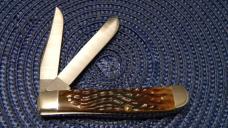 Case XX SS USA 3 Dot (1987) Bone 6207 Mini Trapper Knife 