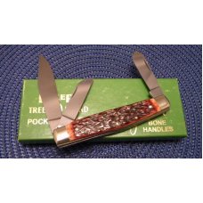 Boker Solingen Germany Tree Brand Classic Bone 7474 Stockman Knife c.1970's - NIB Boker Solingen Germany Tree Brand Classic Bone 7474 Stockman Knife c.1970's - NIB