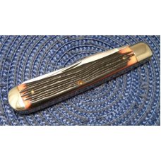 Queen #19 Imitation Winterbottom Bone Trapper Knife Q79 Tang Stamp Etched c.1979 Queen #19 Imitation Winterbottom Bone Trapper Knife Q79 Tang Stamp Etched c.1979