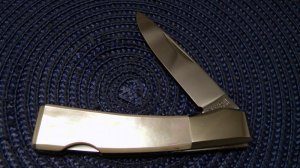 Taylor Cutlery Japan Elk Horn 1980 Pearl Lockback Knife