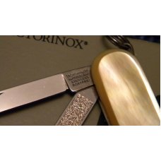 Victorinox Switzerland Stainless Rostfrei Classic Gold Lip Pearl Swiss Army Knife - NIB