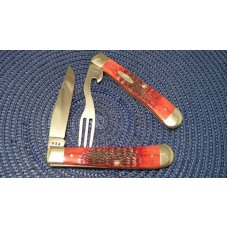 Case XX USA 2000 Bone 6254 HB SS Take a Part Hobo Trapper Knife Case XX USA 2000 Bone 6254 HB SS Take a Part Hobo Trapper Knife