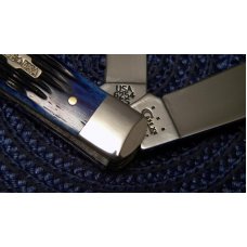 Case XX USA 2012 Blue Bone 6254 SS Trapper Knife 