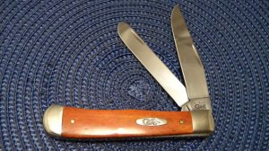 Case XX USA 2011 Appaloosa Bone 6254 SS Trapper Knife 