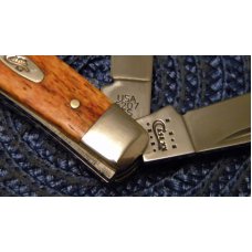 Case XX USA 2011 Appaloosa Bone 6207 SS Mini Trapper Knife Case XX USA 2011 Appaloosa Bone 6207 SS Mini Trapper Knife