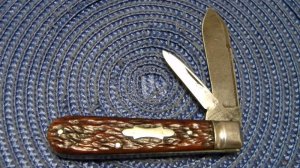 John Primble India Steel Works English Steel Hand Forged Bone Jack Knife