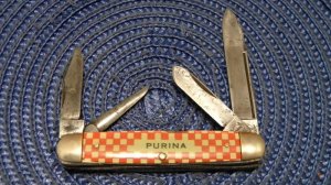 Remington UMC Made in USA Purina 4 Blade Punch Knife