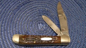 Case XX USA 7 Dot (1983) Bone 6249 New Grind Copperhead Knife