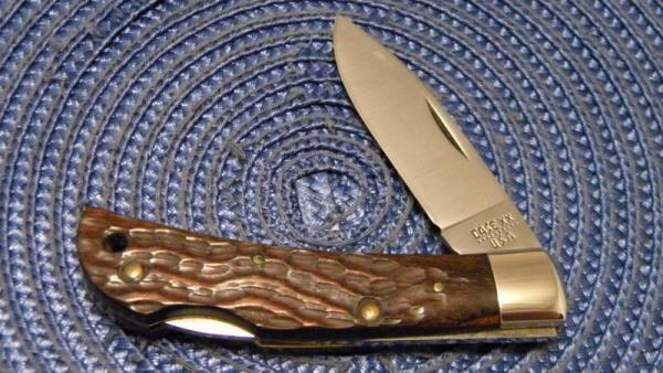 Case XX USA 10 Dot (1980) Wood 61051 LSSP Lockback Knife Case XX USA 10 Dot (1980) Wood 61051 LSSP Lockback Knife