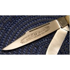 Robt Klass Solingen Germany Kissing Crane 1239 XIX Bone Stockman Knife c.1980 Robt Klass Solingen Germany Kissing Crane 1239 XIX Bone Stockman Knife c.1980