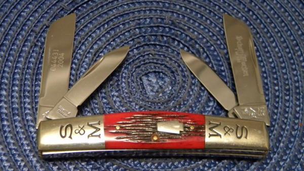 Schatt & Morgan Titusville PA. 2004 Bone 044431 Congress Knife Schatt & Morgan Titusville PA. 2004 Bone 044431 Congress Knife