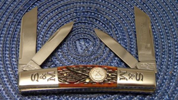 Schatt & Morgan Titusville PA. Bone Congress 2005 NKCA Club Knife Schatt & Morgan Titusville PA. Bone Congress 2005 NKCA Club Knife