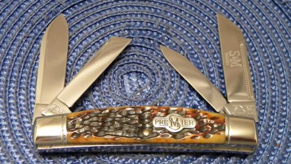 Schatt & Morgan Titusville PA. 2004 Bone 044431 Congress Knife Schatt & Morgan Titusville PA. 2004 Bone 044431 Congress Knife