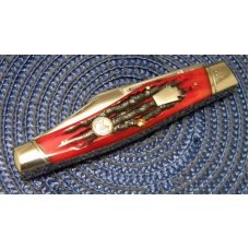 Schatt & Morgan Titusville PA. Bone Stockman 2006 NKCA Club Knife Schatt & Morgan Titusville PA. Bone Stockman 2006 NKCA Club Knife