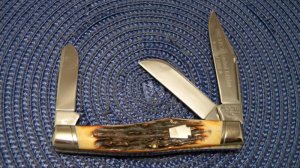 Schatt & Morgan Titusville PA. Stag Stockman 1992 ABCA Club Knife