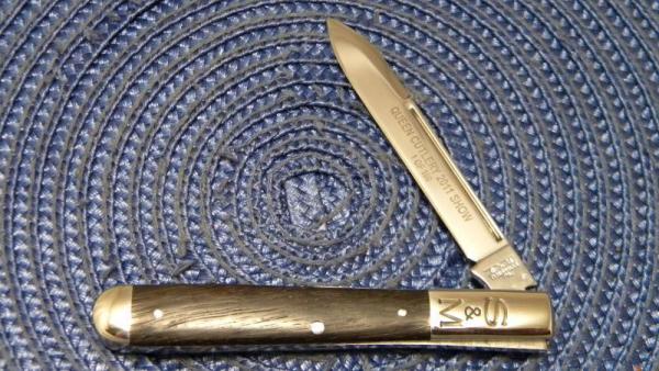 Schatt & Morgan Titusville PA. Ebony 1 Blade Queen Cutlery 2011 Show Knife Schatt & Morgan Titusville PA. Ebony 1 Blade Queen Cutlery 2011 Show Knife