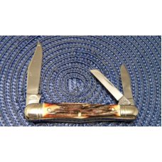 Robeson Mastercraft USA (by Queen Cut. Co.) Stag Whittler Knife