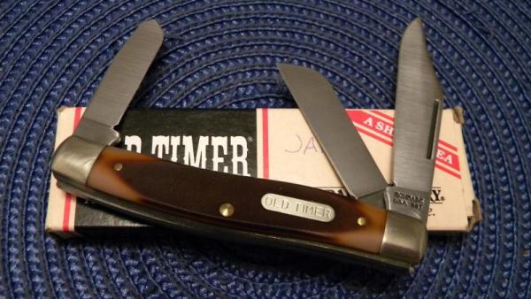 Schrade USA 8OT Delrin Senior Stockman Knife - NIB Schrade USA 8OT Delrin Senior Stockman Knife - NIB