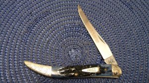 Case XX USA 2002 Bone 610094 SS Limited Edition Engraved Bolsters Toothpick Knife