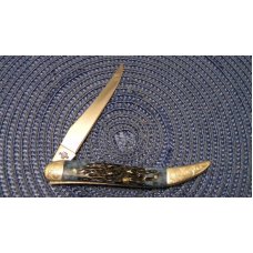 Case XX USA 2002 Bone 610094 SS Limited Edition Engraved Bolsters Toothpick Knife Case XX USA 2002 Bone 610094 SS Limited Edition Engraved Bolsters Toothpick Knife