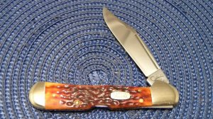 Case XX USA 1998 Bone 61549L SS Copperlock Knife