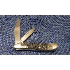 Case XX USA 2002 Bone 6220 SS American Flag Shield Peanut Knife Case XX USA 2002 Bone 6220 SS American Flag Shield Peanut Knife