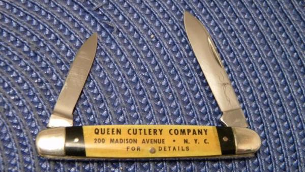 Queen Cutlery Company 200 Madison Avenue NYC Advertising Pen Knife Queen Cutlery Company 200 Madison Avenue NYC Advertising Pen Knife