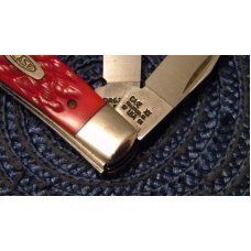Case XX Bradford PA USA 1991 Dark Red Bone DR6207 SS Mini Trapper Knife Case XX Bradford PA USA 1991 Dark Red Bone DR6207 SS Mini Trapper Knife