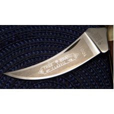 Boker Solingen Germany Stainless Tree Brand Classic Wood 1001 Lockback Knife c.1978-1984