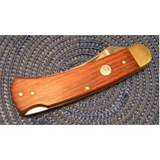Boker Solingen Germany Stainless Tree Brand Classic Wood 1001 Lockback Knife c.1978-1984